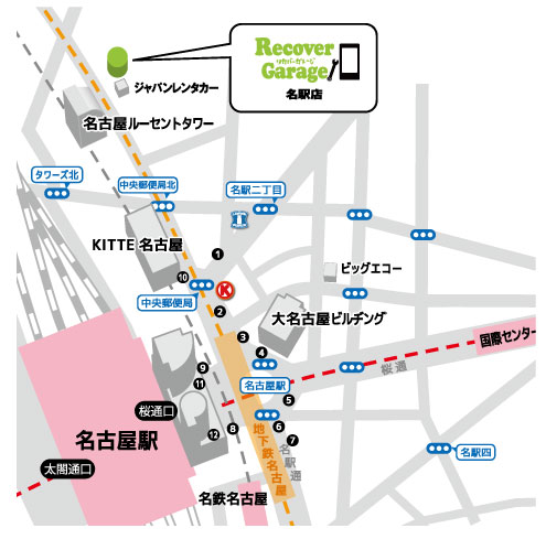RecoverGarage地図