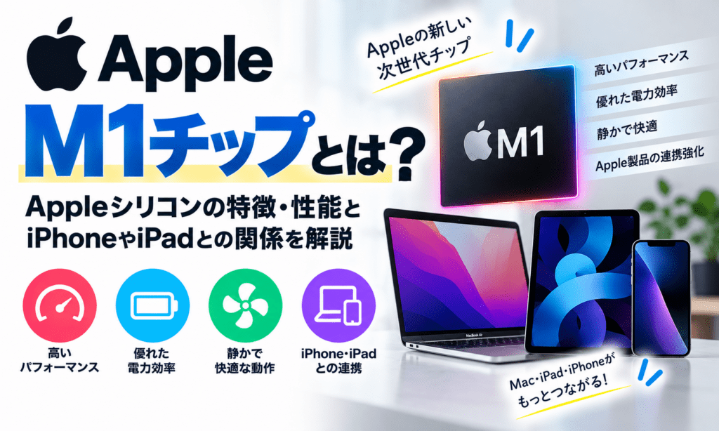 Apple M1チップの特徴と連携