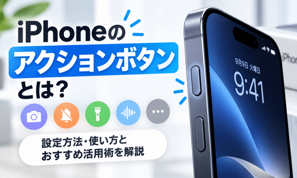 iPhoneアクションボタン徹底解説