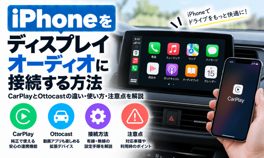 iPhone車載接続ガイドとCarPlay活用術