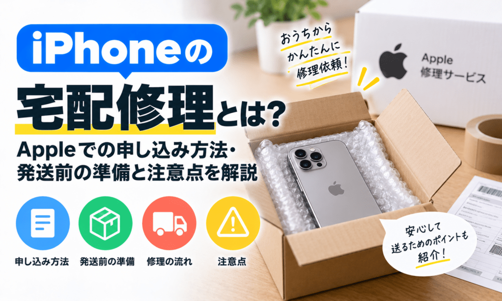 iPhone宅配修理ガイドと発送準備