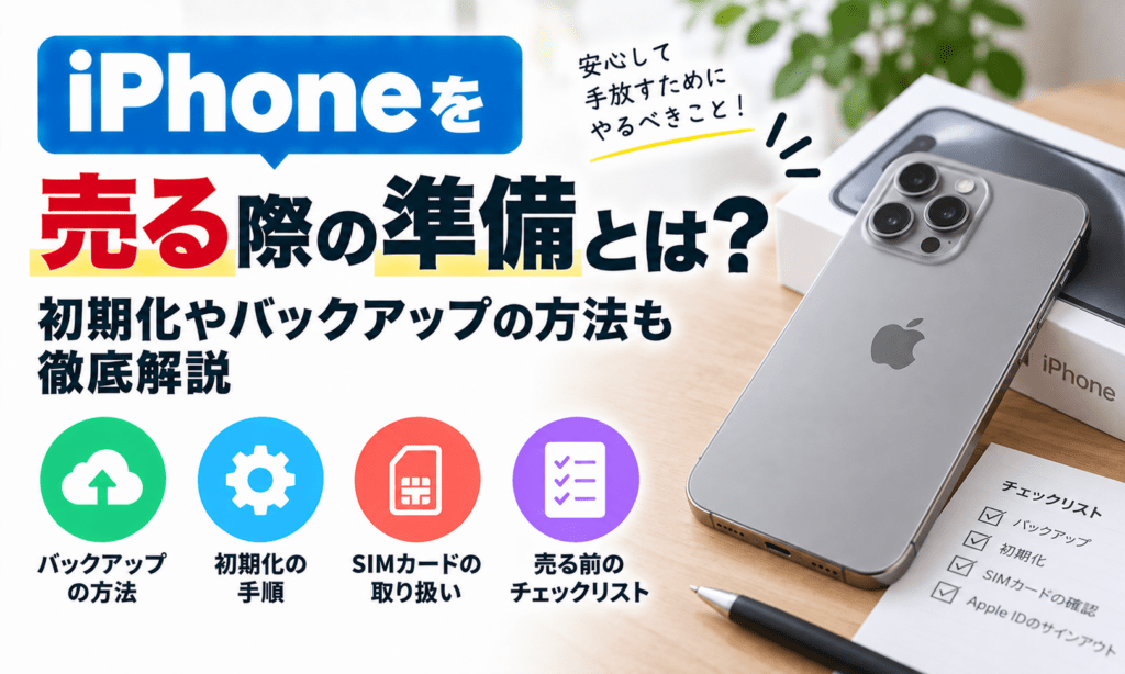 iPhoneを売る前の準備ガイド