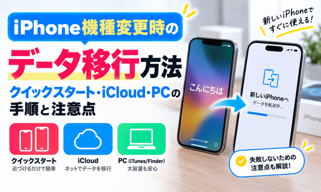 iPhoneデータ移行完全ガイド