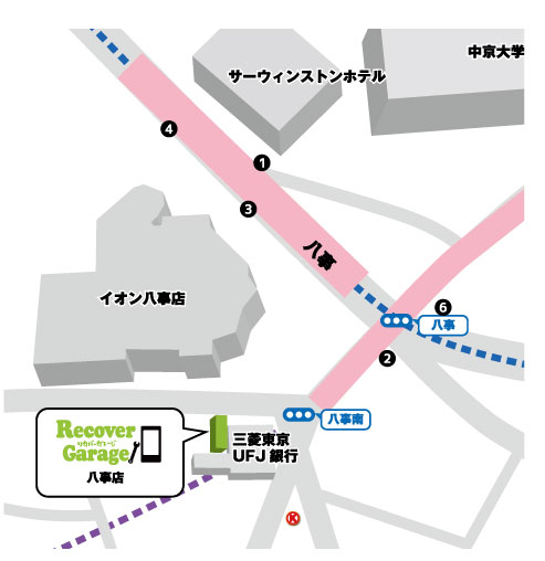 RecoverGarage地図