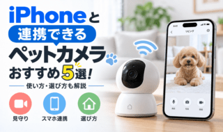 iPhone連携ペットカメラおすすめ5選