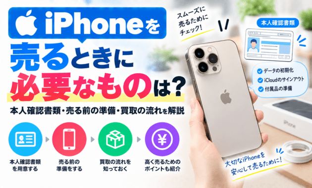iPhoneを売るときに必要なものは？